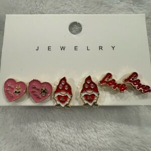 Cute Valentine’s Day Fashion Earring Set